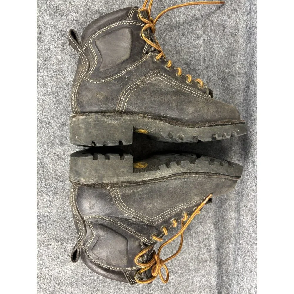 Danner Quarry 3.0‎ Boots Mens Size 4 Brown Vibram Sole Work Hiking Leather USA